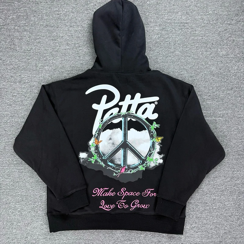 

PATTA Hooded Sweatshirt Year of The Snake Limited Edition Men Women Autumn Winter New Patta Pullover Jacket