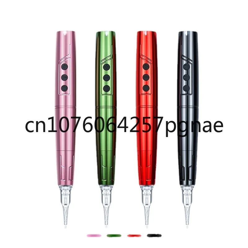 Biomaser TP006 Wireless Tattoo PMU Pen Machine Pink Powerful Dermografo Professional Cordless Battery Tattoo Machine