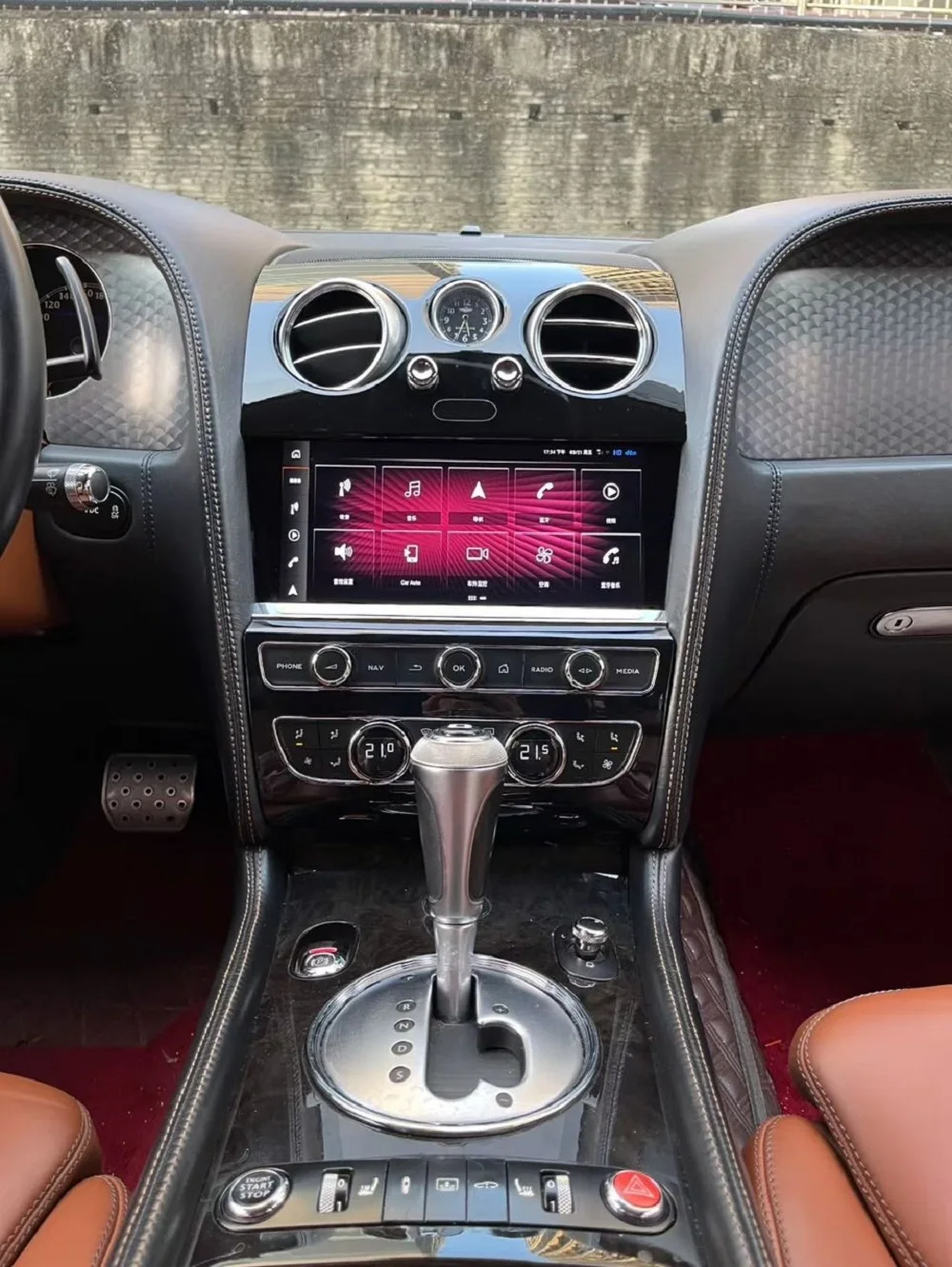 10.9 Inch Android 14 For Bentley Continental Flying Spur Qualcomm Car Radio GPS Navigation Multimedia Stereo Receiver Head Unit