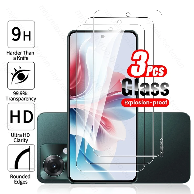 3 pz vetro protettivo per Oppo Reno11 F 5G CPH2603 6.7 \