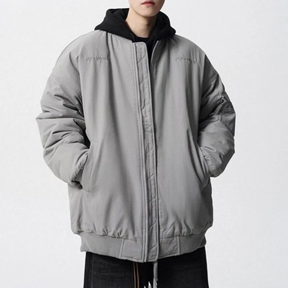 

Осенняя новая мужская летная куртка с вышивкой в американском стиле ретро, модная уличная свободная повседневная нишевая мужская куртка в стиле хип-хоп, 2025 г.