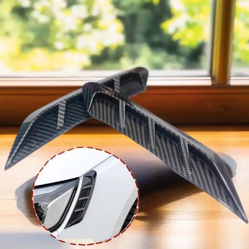1 Pair Trim Cover Headlamp Eyebrow Eye Lid Decor Decals Front Or Rear Multifunctional Car Headlight Eyebrow Eyelids Stickers