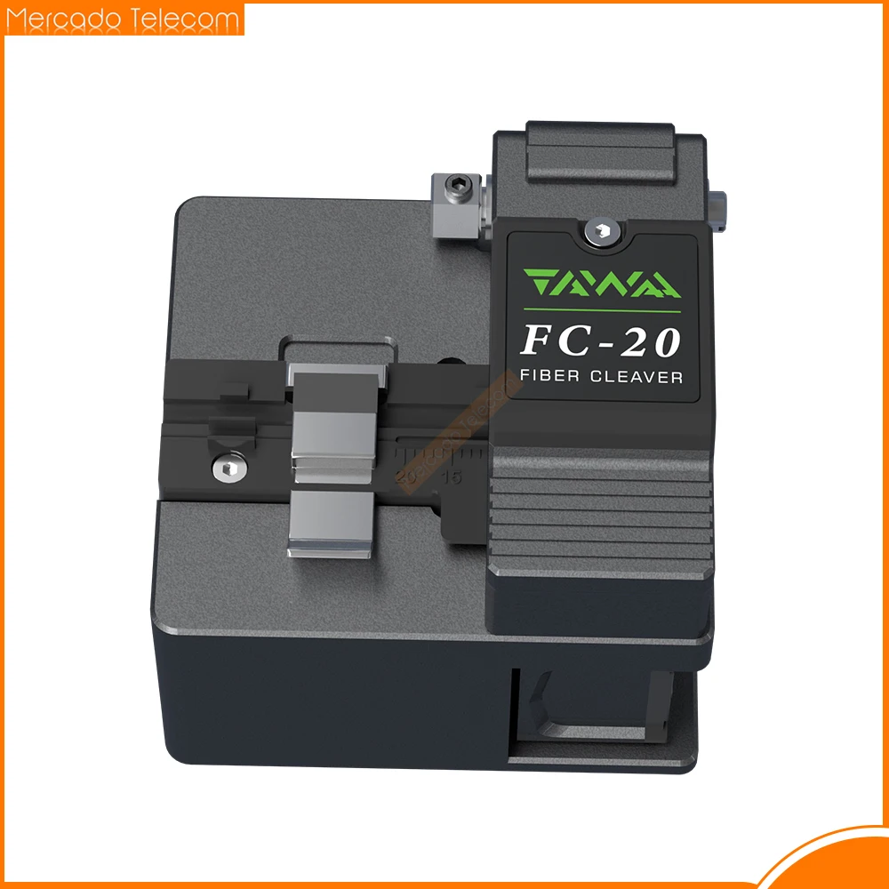 High Precision Optical Fiber Cleaver FC-20 Optical Fiber Cleaver Fiber Cutter 3-in-1 Universal Holder (48000 Times Blade Life)