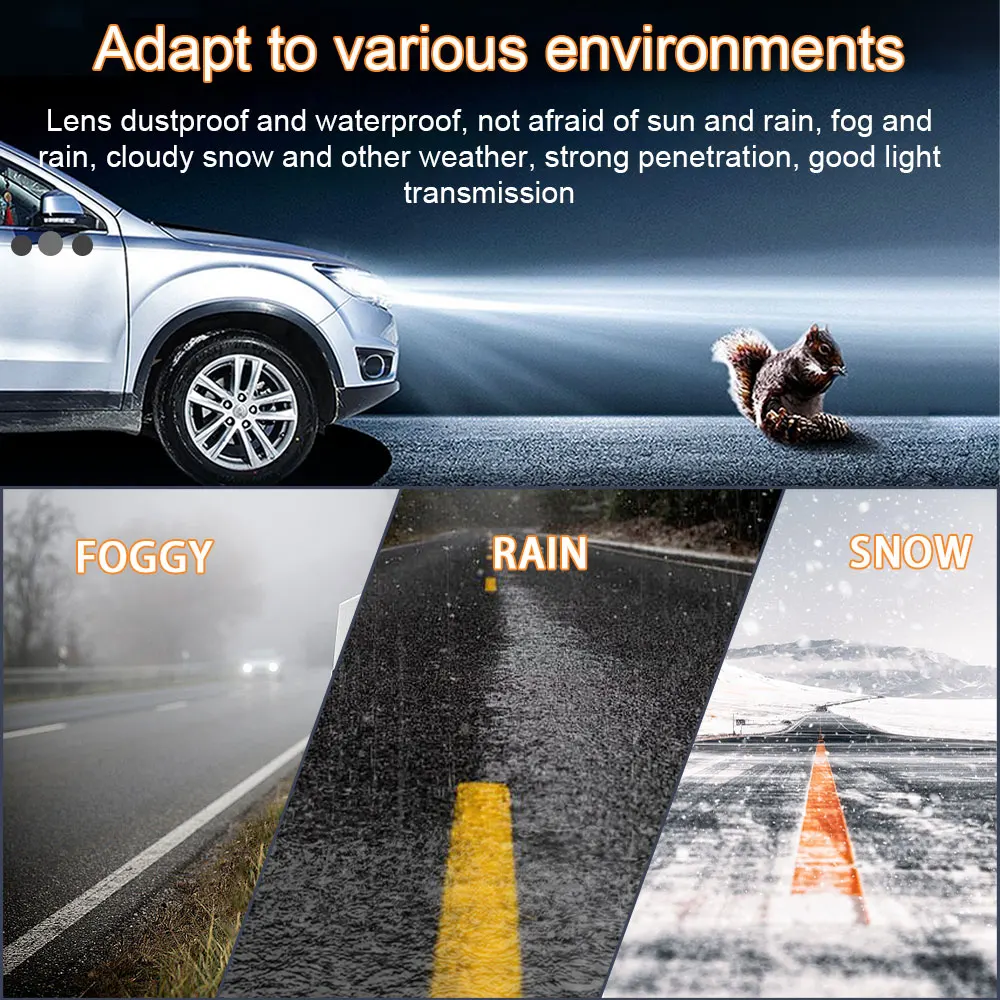 1/2Pcs LED Bulbs Motorcycle Headlight 6500k Turbo Lamp Led Moto High Low Beam Universal Motor Light White 6500k Plug And Play