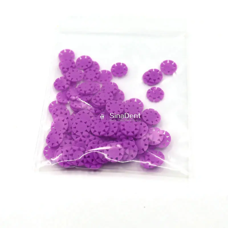 100pcs Dental Endo Files Stoppers Disinfection Endodontic Files Counters Dentistry Dentist Tools