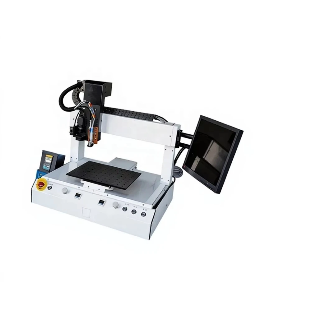 Fully Automatic Desktop Visual Dispensing Machine, Hot Melt & Screw Thread Adhesive Applicator, Gluing Machine