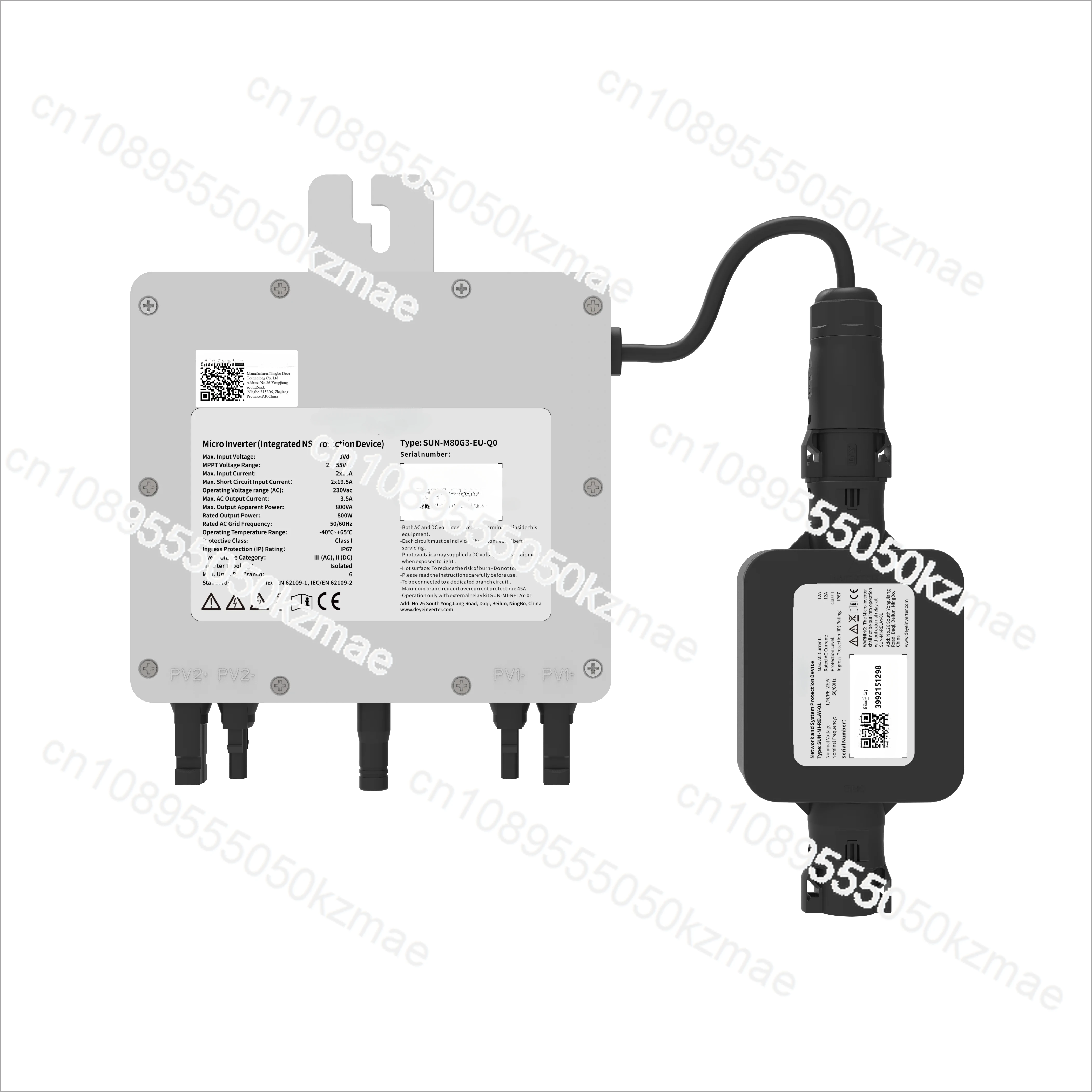 

Germany Warehouse in Stock Deye SUN-M60-100G3-EU 600w 800w 1000w EU Warehouse New Version Micro Inverter