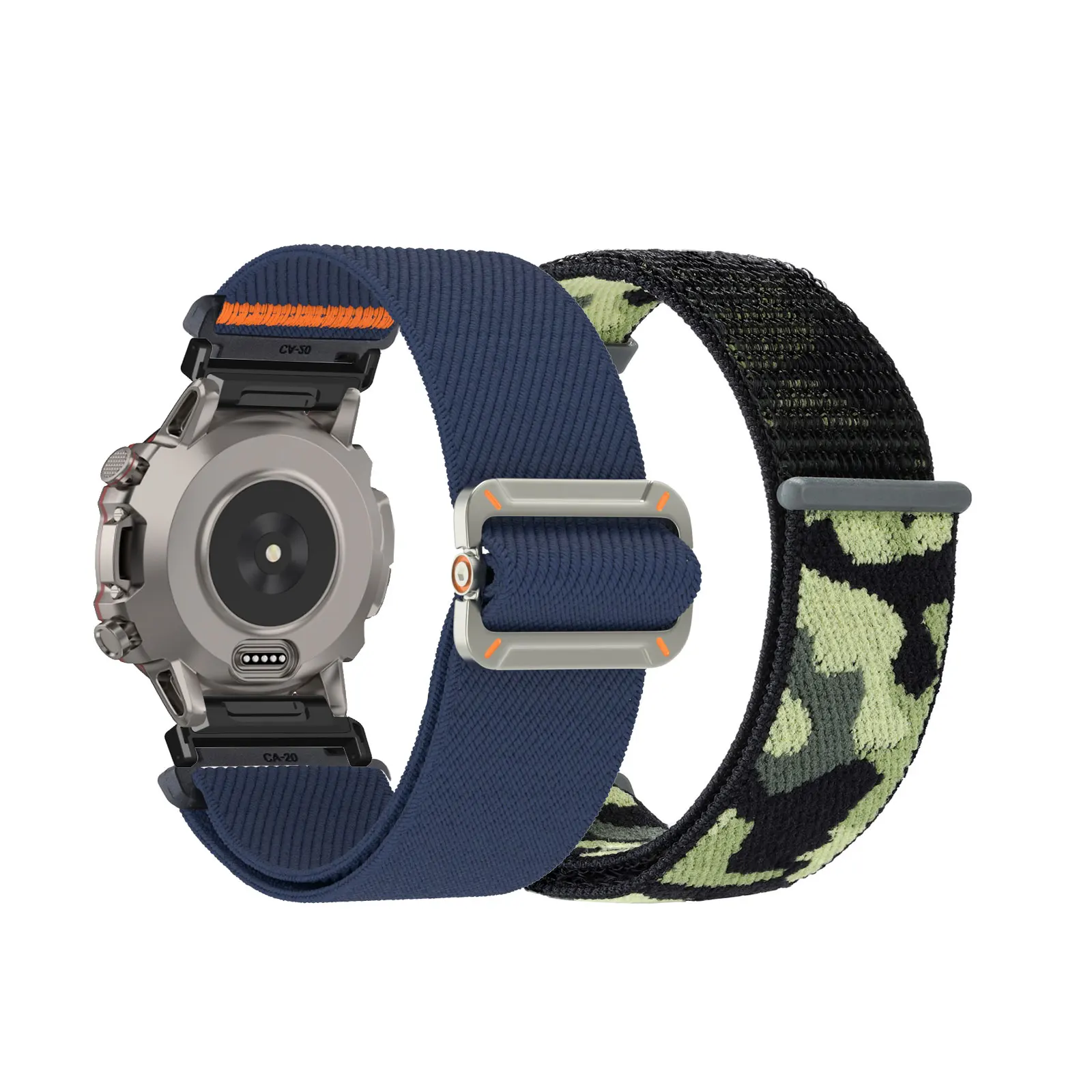 

2pcs Nylon Bands for Amazfit Falcon Band, Elastic Nylon Sports Strap