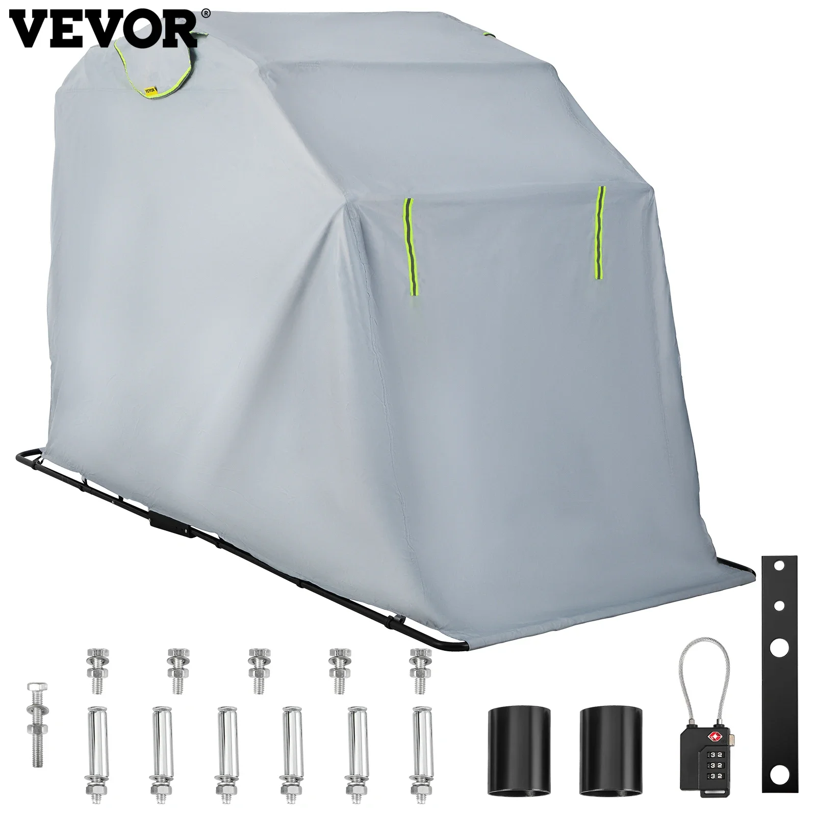 

VEVOR Universal Waterproof Motorcycle Cover Outdoor Shelter Protection Moto Accessories Storage Garage Use for Dust Rain Snow UV