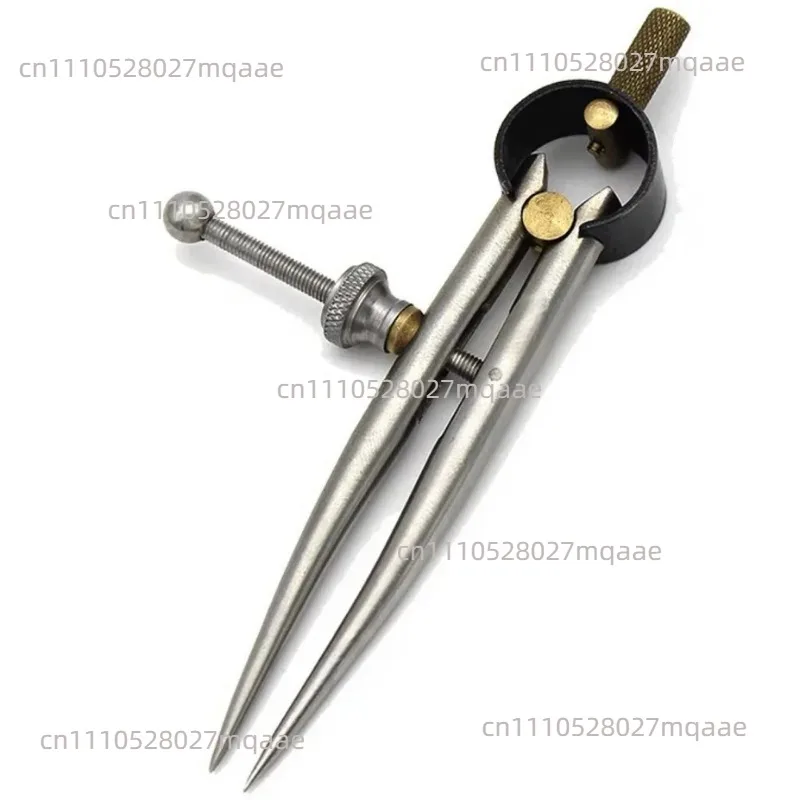 Leather Spacing Gauge Wood Craft Adjustable Wing Divider Spacing Compass Precision Drawing Tools Stainless Steel  Scribing Gauge