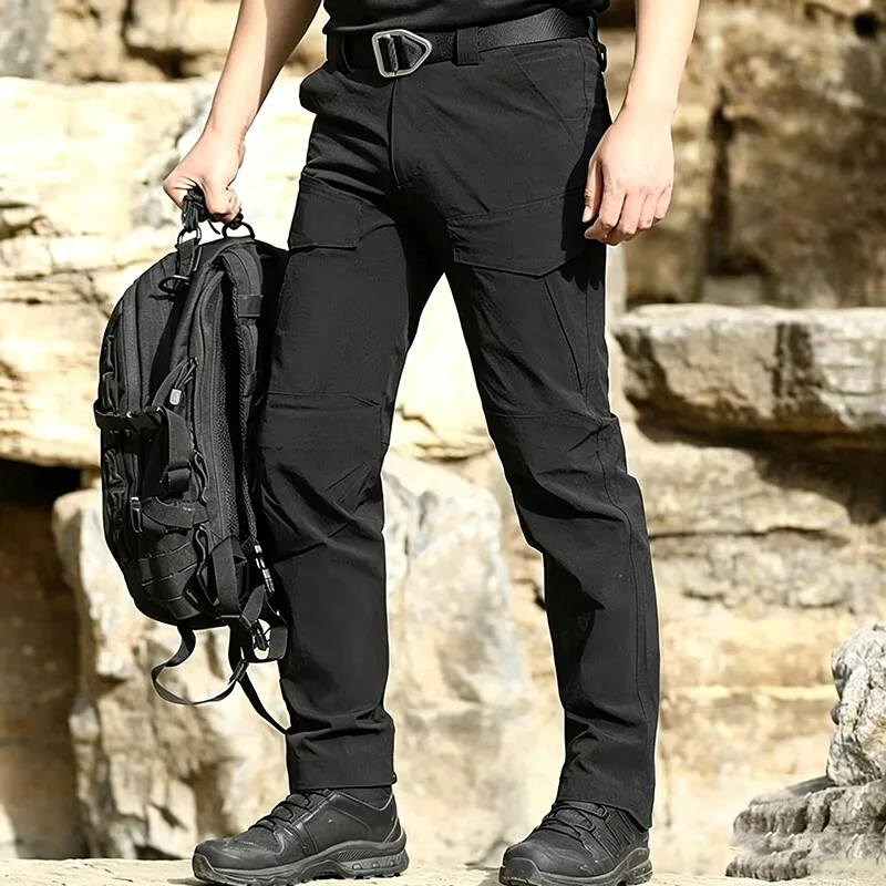 2026 Autumn Classic Outdoor Hiking Pants Men Trend Simple Tactical Casual Trousers Male Fashion Lightweight Wear-resistant Pants - view 3