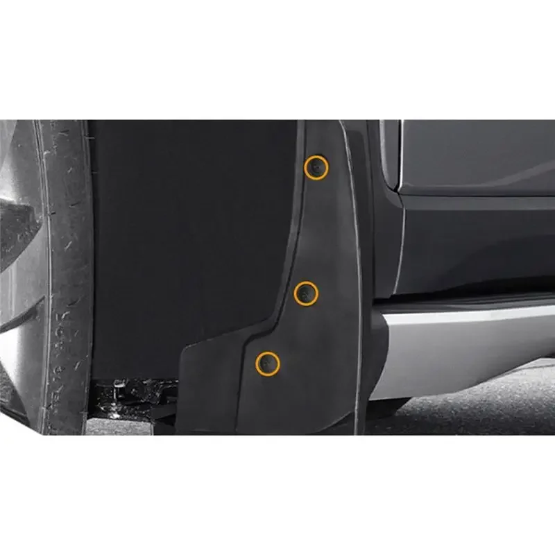 AEF2-4Pcs For Ioniq 6 Splash Guard Mudguards Fenders Mudflap Mud Guard Front Rear Car Accessories 2022 2023 2024 2025