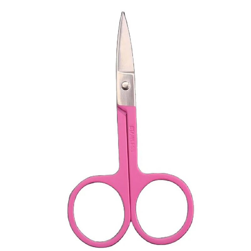 منحني الوجه مقص عر شارب ، شعر الأنف و اللحية التشذيب مقص ، سلامة استخدام Eyebrows ، الرموش ، و الأذن الشعر