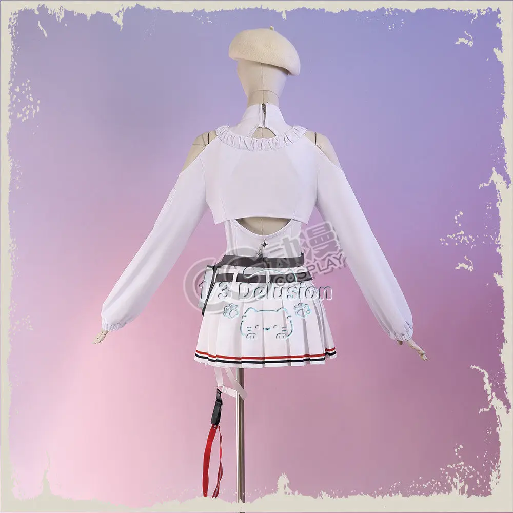 

EN ReGLOSS Hiroi Kōichi Cosplay Cute Dress Women Outfit Anime Character Halloween Carnival Party Prop 1/3 Delusion