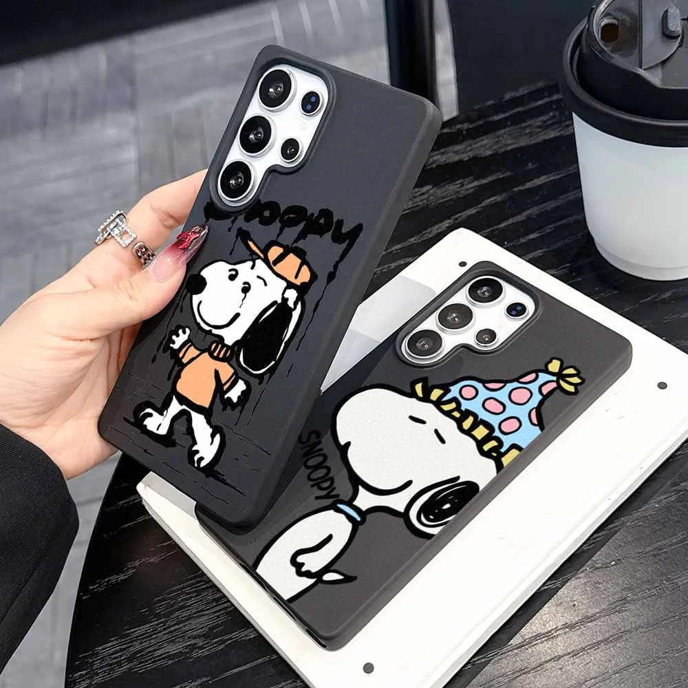 

Cartoon S-noopy Cute For Samsung A73 A56 A55 A54 A53 A52 A51 A36 A34 A33 A32 A31 A25 A24 A23 A16 A15 A14 Phone Case