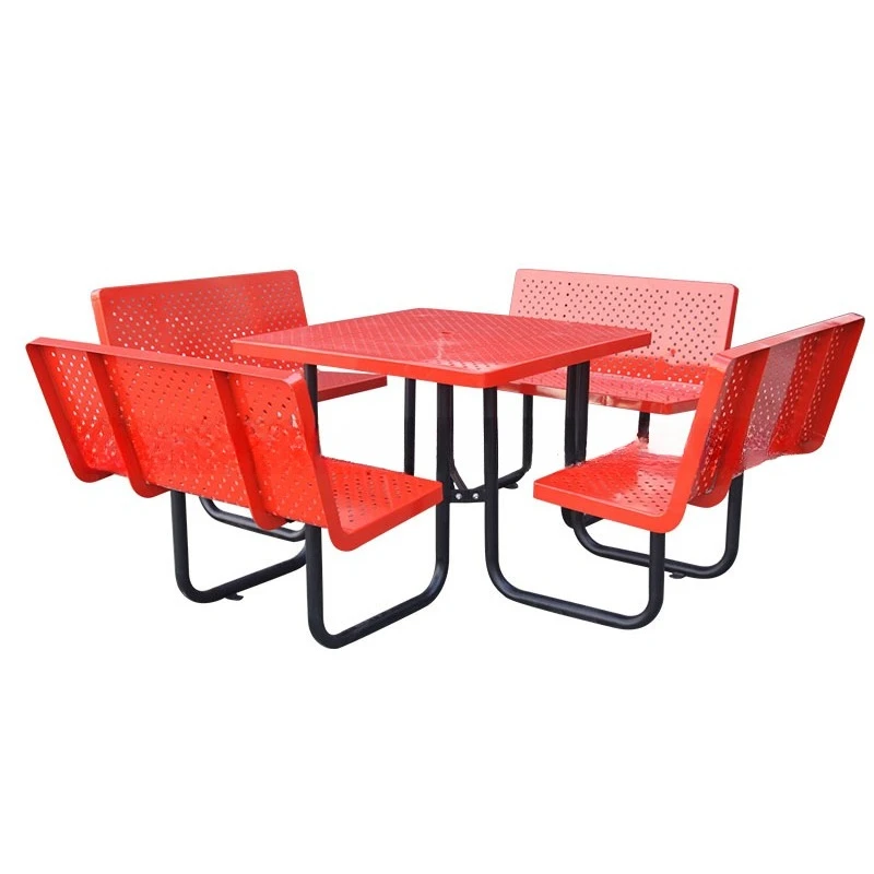 

Outdoor leisure set table and chair outdoor seat combination metal chair table set