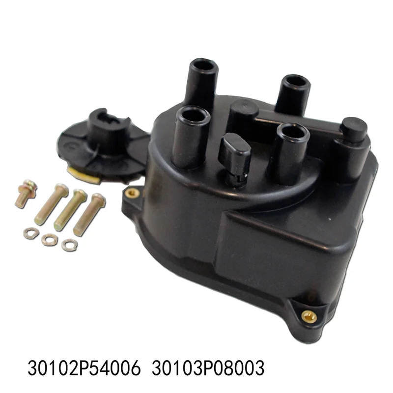 Distribuidor Rotor e Cap para Honda Accord, Civic, CR-V, CRV, Acura Integra, EL Del Sol, 30102P54006, 30103P08003