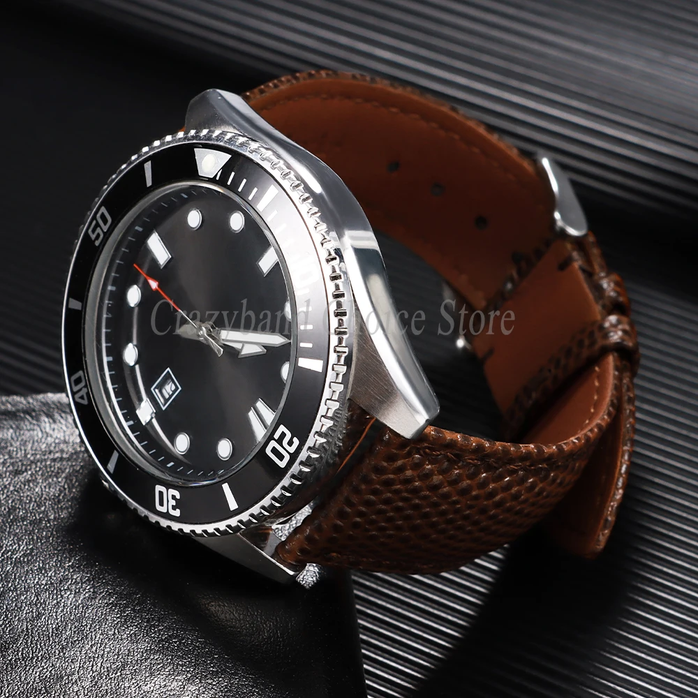 Uhrenarmband aus Leder mit Eidechsenstruktur, 14 mm, 16 mm, 18 mm, 19 mm, 20 mm, 21 mm, 22 mm, Business-Armband für Damen und Herren, universell für Tudor, Ersatzband – Detail 7
