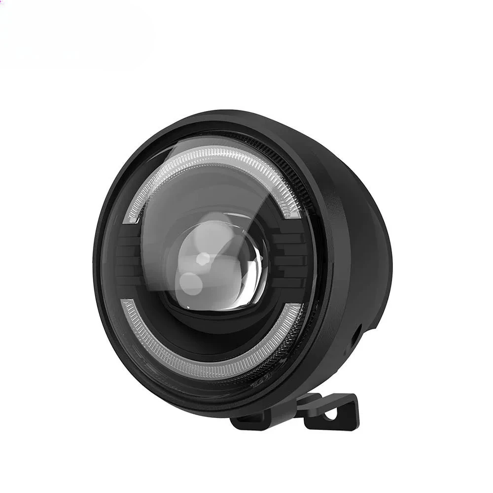 36V/48V Ipx4 waterproof and dustproof, easy to install, high brightness luminous ABS material with horn electric bicycle light