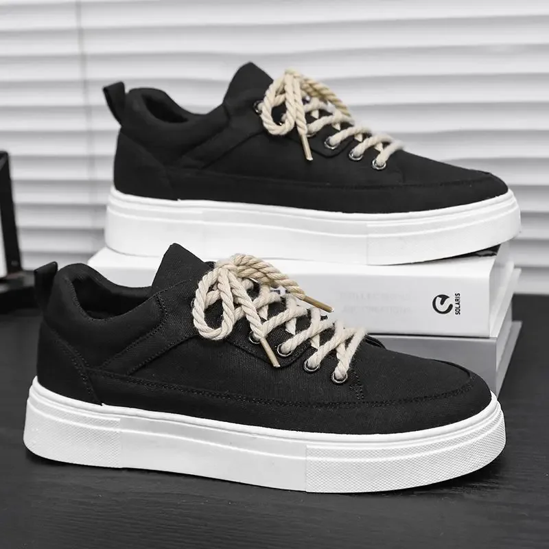 

2025New Comfort Casual Featured Popular Models Low Top Canvas Trendy Shoes Student Board Shoes Best-Seller on Douyin Men's Shoes