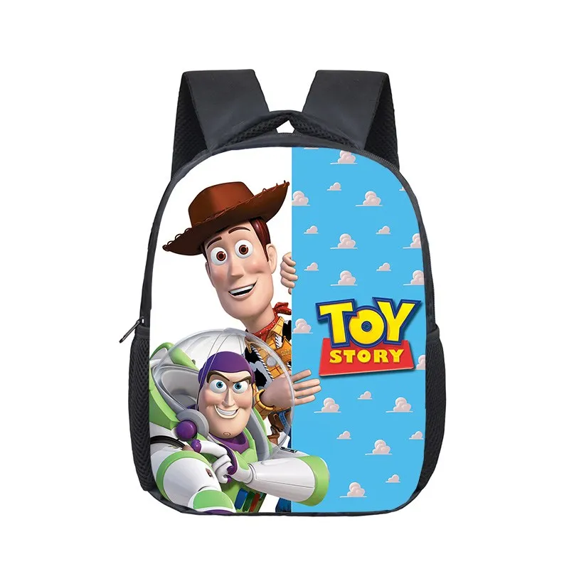 12 inch Disney Toy Story Woody Buzz Lightyear Kindergarten Backpack Children School Bag Toddler Bag for Kids Bookbags Gift