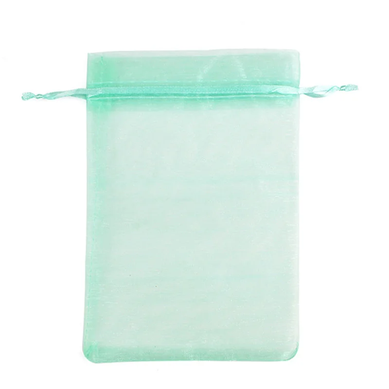 Wholesale Organza Bags 7x9 9x12 10x15 13x18CM Jewelry Packaging Bags Wedding Gift Storage Drawstring Pouches Wholesale  50PCS