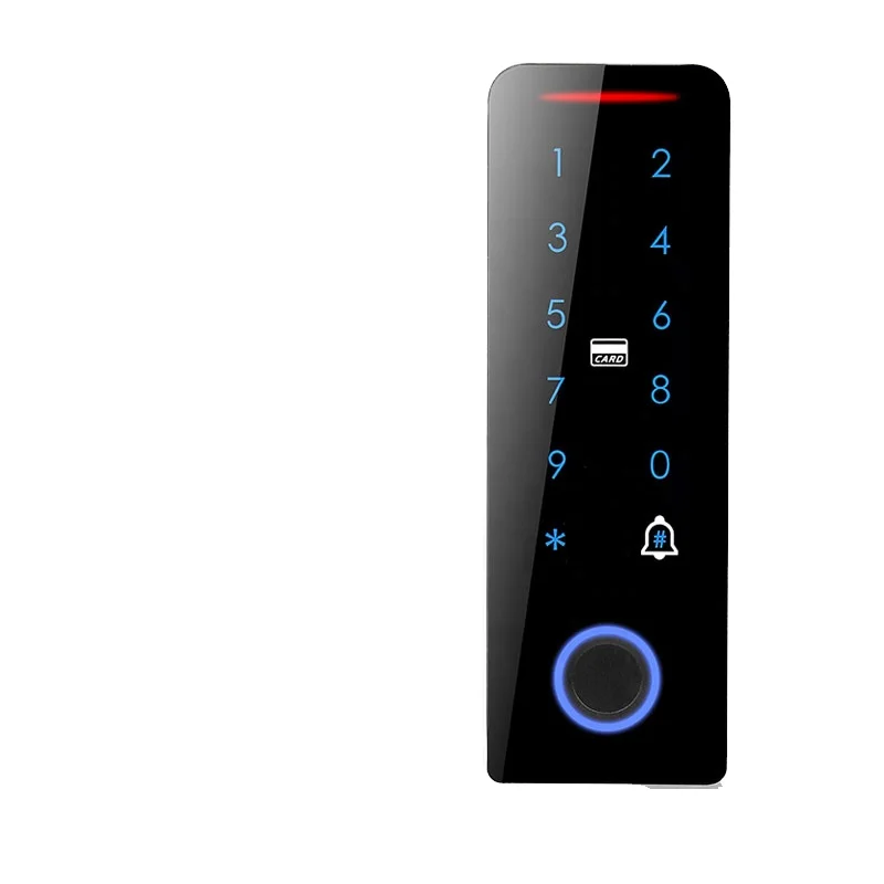 2026 Hot！Waterproof Biometric Fingerprint Access Controller System Touch Screen Password Keypad For Door Entry Access