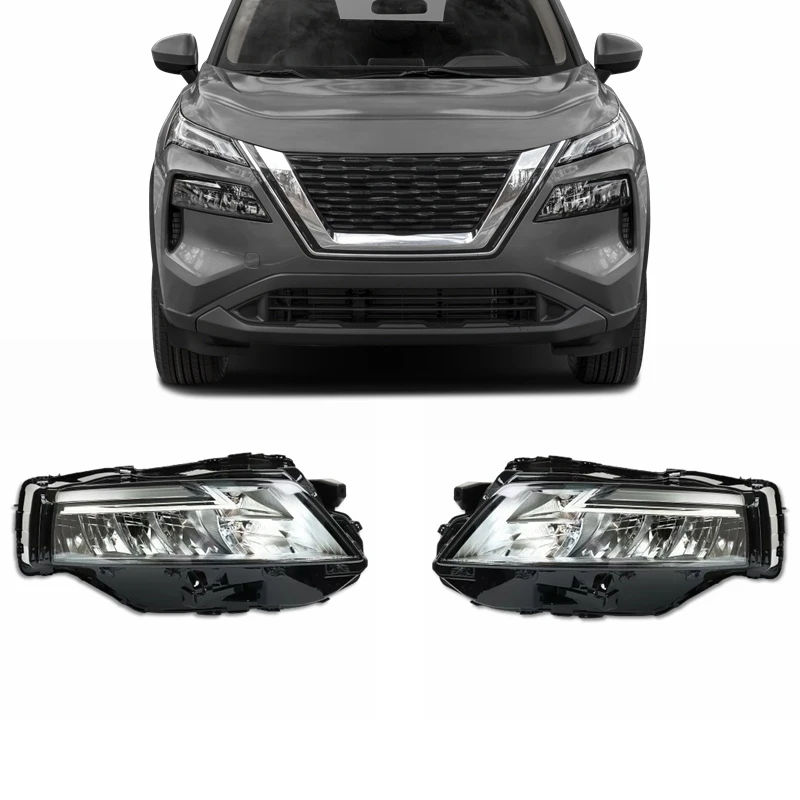 wholesale OEM auto parts car front led headlight chrome headlamp for Nissan Rogue 2021 2022 2023