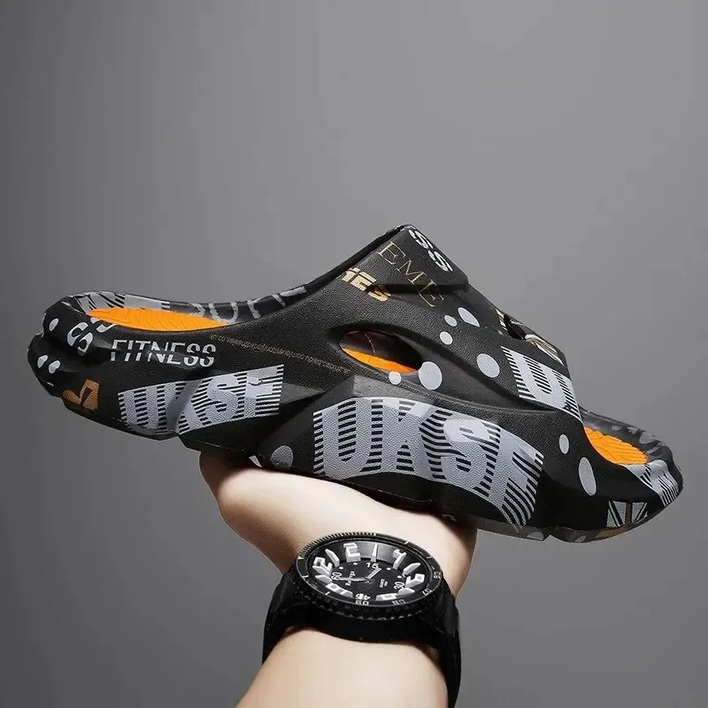 

Men Soft sole Slippers Women LightweightSandals Summer Outdoor Indoor Couple's Cool Camouflage Beach Shoes Anti-slip Flip Flops