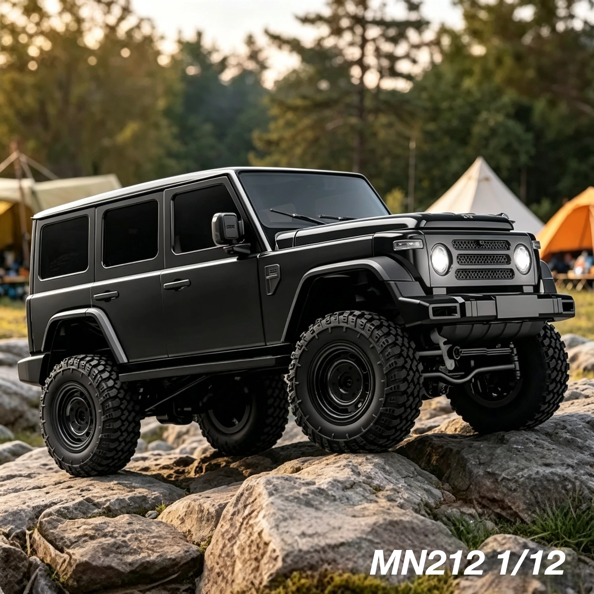 Mn Model 212 Rc Crawler Car 4wd Full Proportional 1/12 Scale Remote Control Off Road Vehicle Outdoor Rock Climbing Enthusiasts