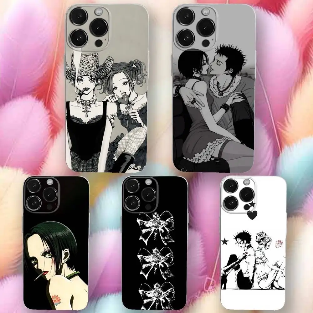 

Anime N-Nanas Phone Case For iPhone 16,se4,15,14,13,12,11 Plus,Pro,Max,XR,XS,X,Plus,SE,Mini Transparent Soft Cover