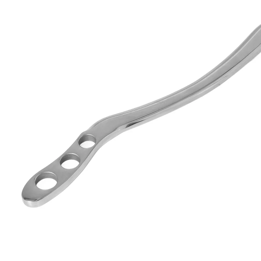 Stainless Steel Perforated Stainless Steel Fascia Massage Tool Silver Length 34cm IASTM Soft Tissue Release Fascia Knife