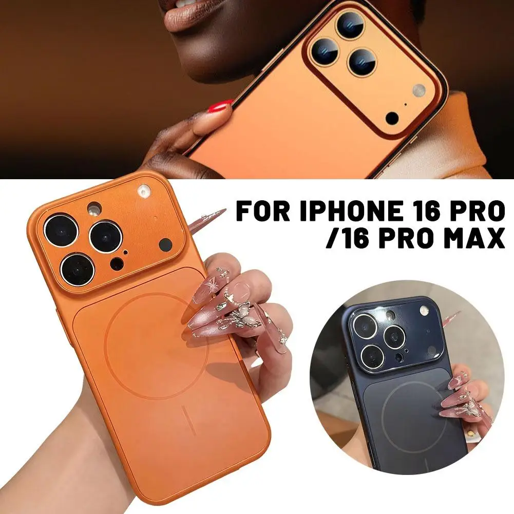 آيفون 17 الهواء 16 15 14 13 برو ماكس الأصلي نافذة كبيرة نانو الزجاج المغناطيسي ل Magsafe شحن لاسلكي ماتي فوندا