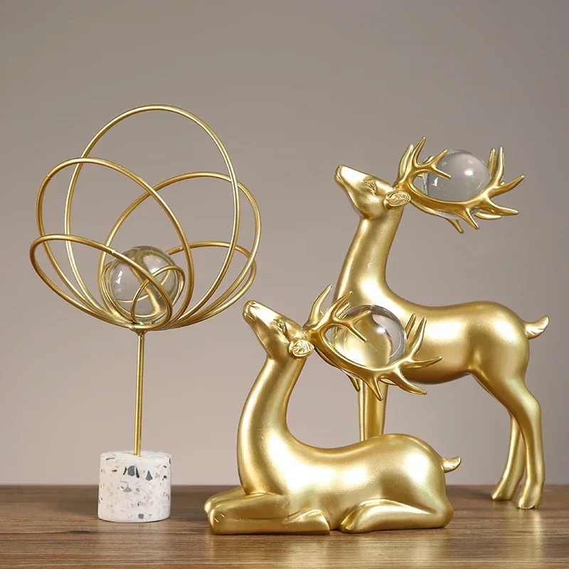 

Легкие роскошные металлические украшения, домашняя гостиная, фойе, винный шкаф, украшение, украшения для офисного стола, скандинавское украшение для гостиной