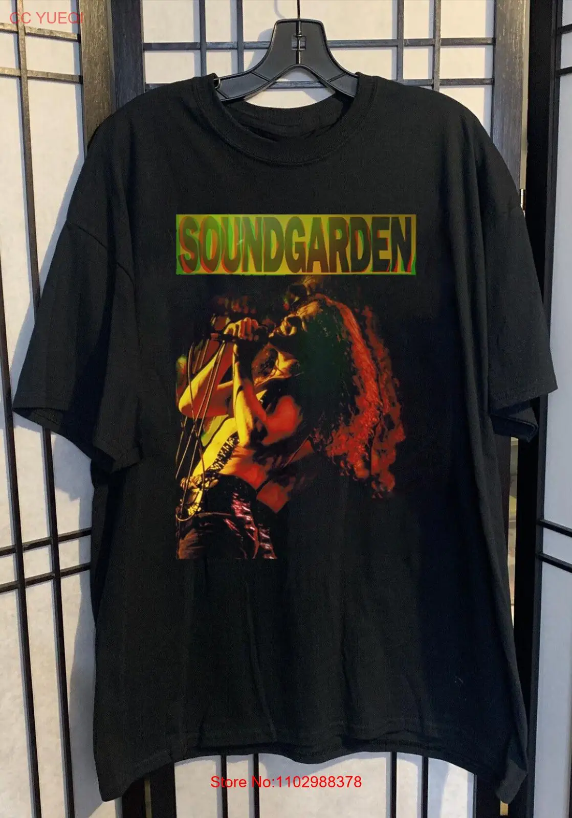 Футболка унисекс с короткими рукавами Chris Cornell Soundgarden Live от S до 4XL