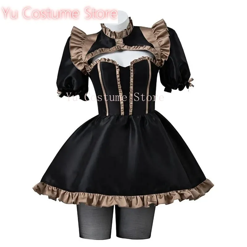 YuCostume Fate/Grand Order FGO Ishtar Astarte Space Ishtar Maid Uniform Dress Cosplay Costume Halloween Carnival Party Role Play