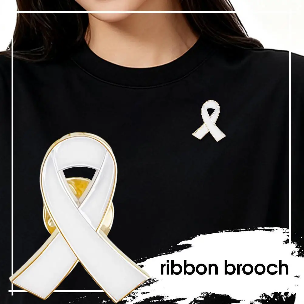 Ribbon Brooches Breast Cancer Awareness Collar Pin Cloth Accessories Israel Lucky Jewelry