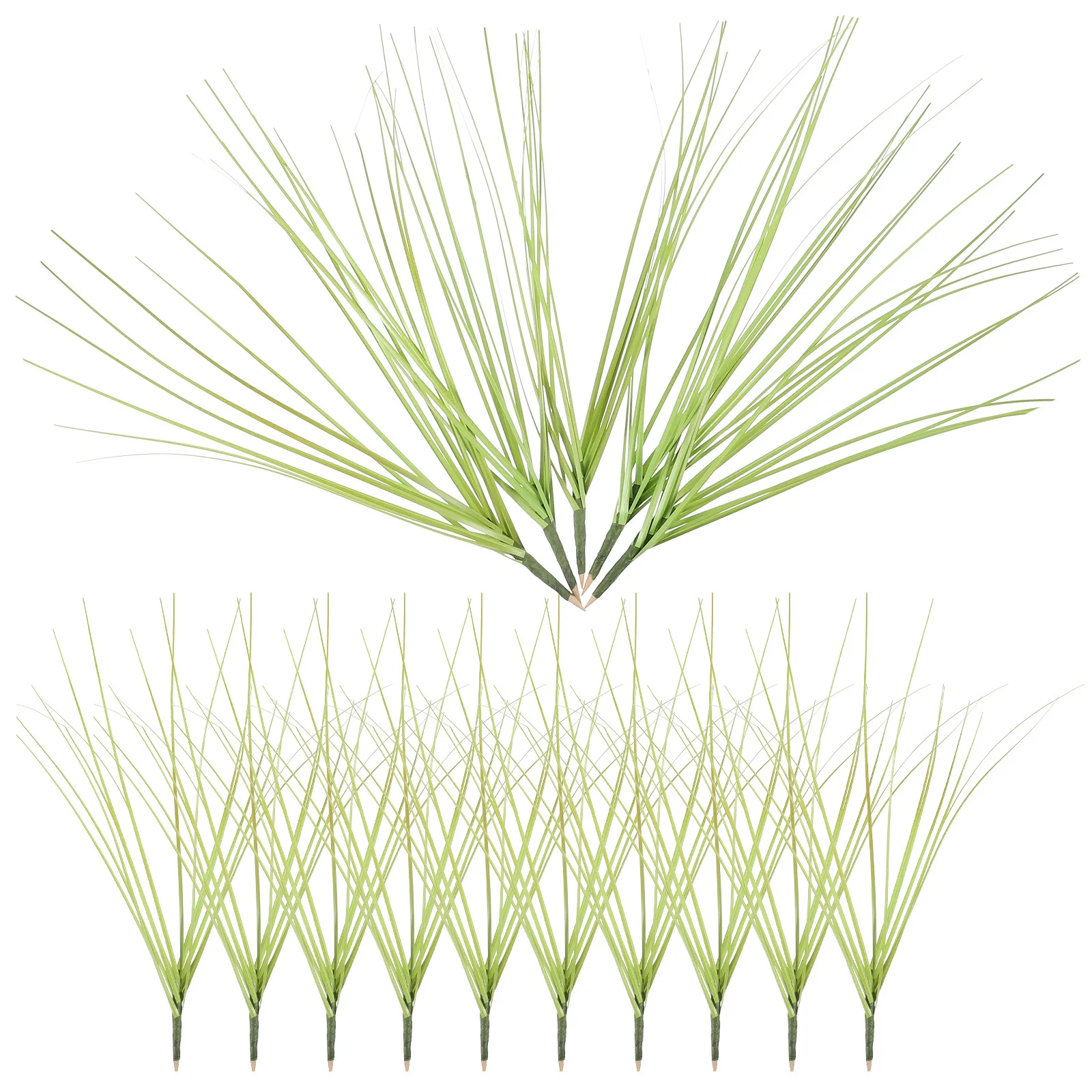 15Pcs Simulation Grass Artificial Grass Decor Realistic Fake Plants Vase Filler Home Office Garden Decoration Faux Plant Indoor