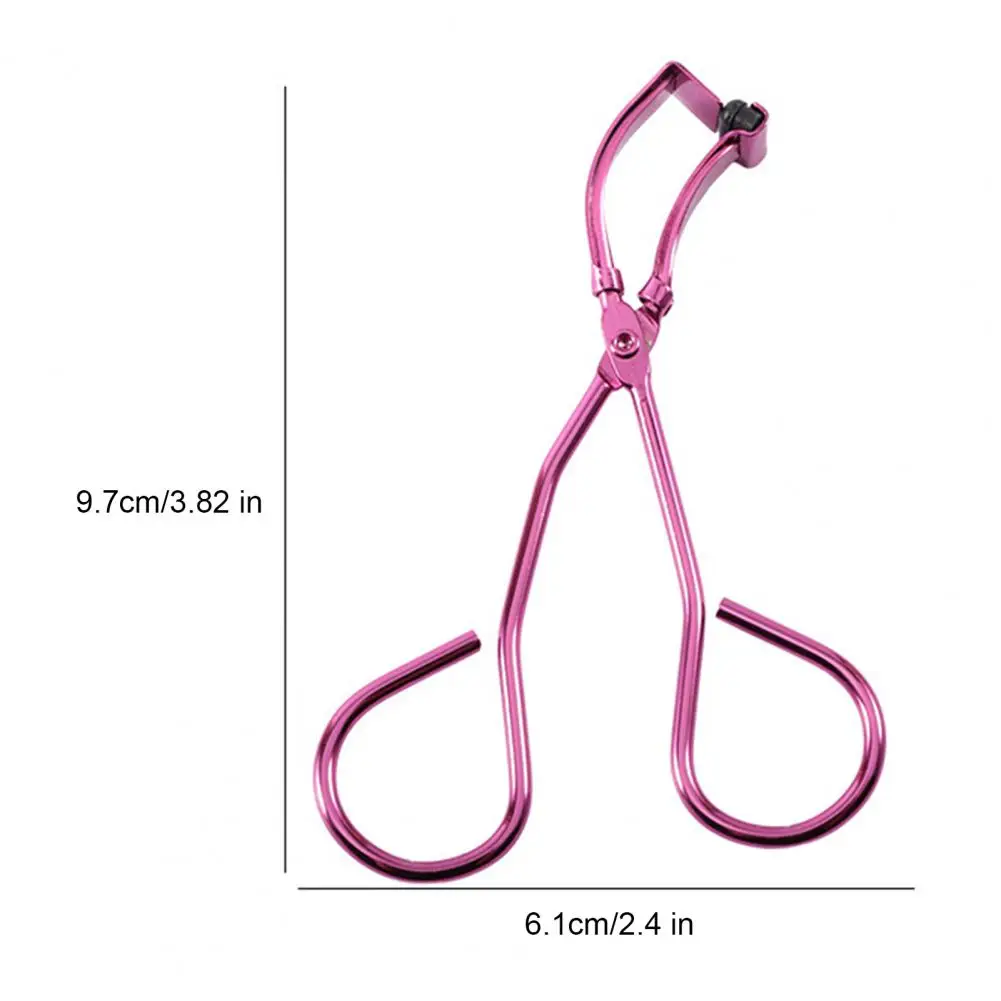 Short Eyelash Curler Mini Stainless Steel Eyelash Curler with Ergonomic Handle Precise Control Eye Lash Tool Natural