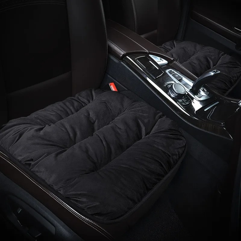 Car Seat Cover,Warm Short Plush Seat Cushion Pad,Soft Fuzzy Seat Protector,Auto Interior Accessories for Vehicles,SUV,Truck