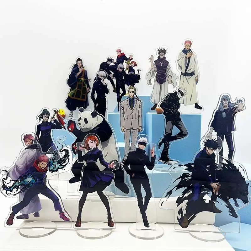

Jujutsu Kaisen Acrylic Upright Ornament Anime Periphery Cute Character Gojo Satoru Itoduki Yujin Tabletop Ornament Boy Gift