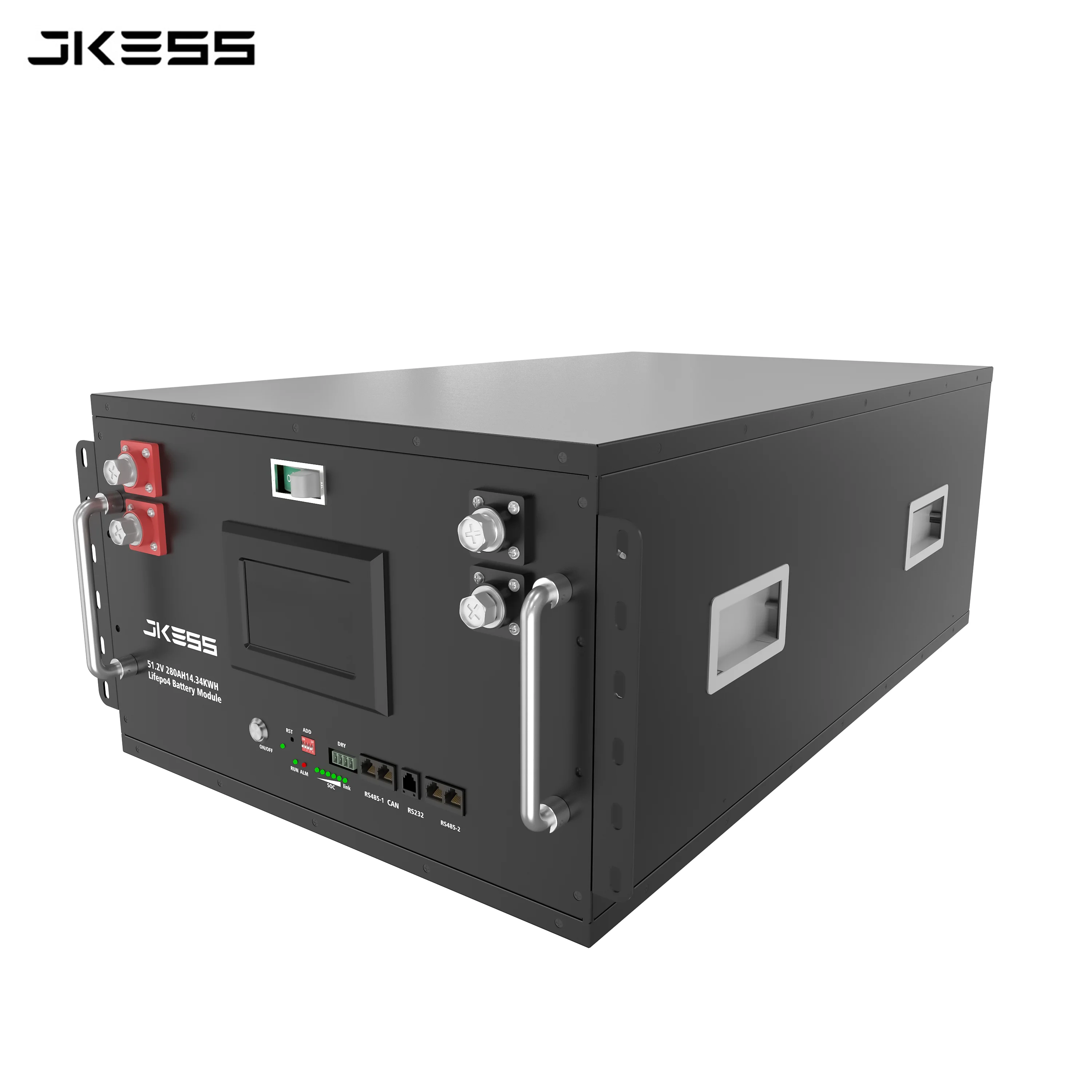 مجموعات بطارية JKESS Lifepo4 15Kwh 48V 51.2V 280Ah تدعم محولات Goodwe EASUN SRNE Solis لسفينة تخزين الطاقة المنزلية من الاتحاد الأوروبي
