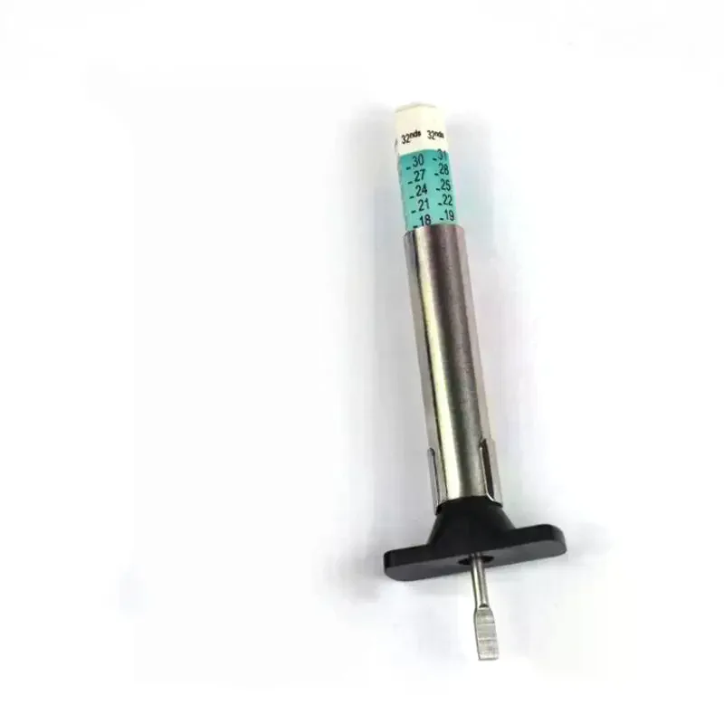 Tire Tread Depth Gauge Plastic Metal Tyre Wear Measuring Tool High Precision 0‑25mm For Vehicle Car Truck Tire Inspection Repair