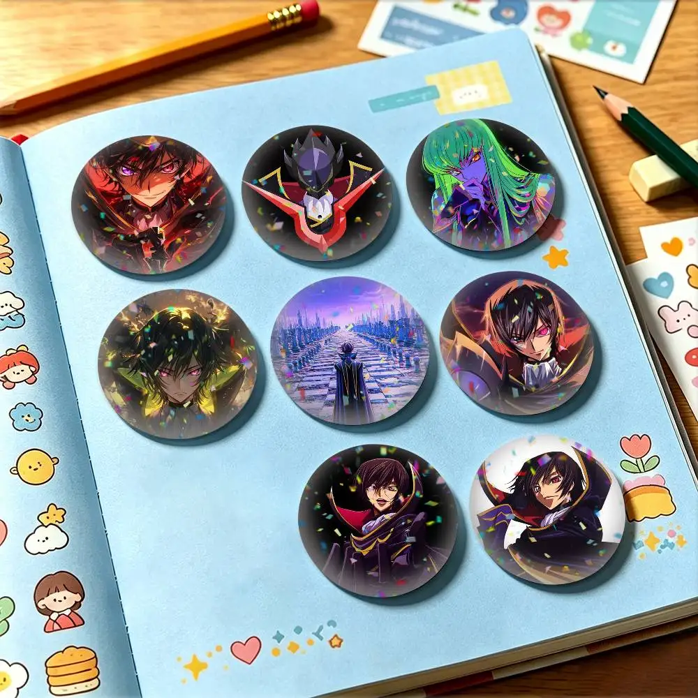 Popular Anime C-Code Geass 25mm 32mm 44mm 58mm 75mm Brooches Badges Pins for Accessories Gift