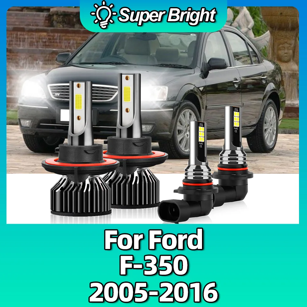 

10000LM 100W Bulb LED Headlight 12V Car 6000K Lamps For Ford F-350 2005 2006 2007 2008 2009 2010 2011 2012 2013 2014 2015 2016