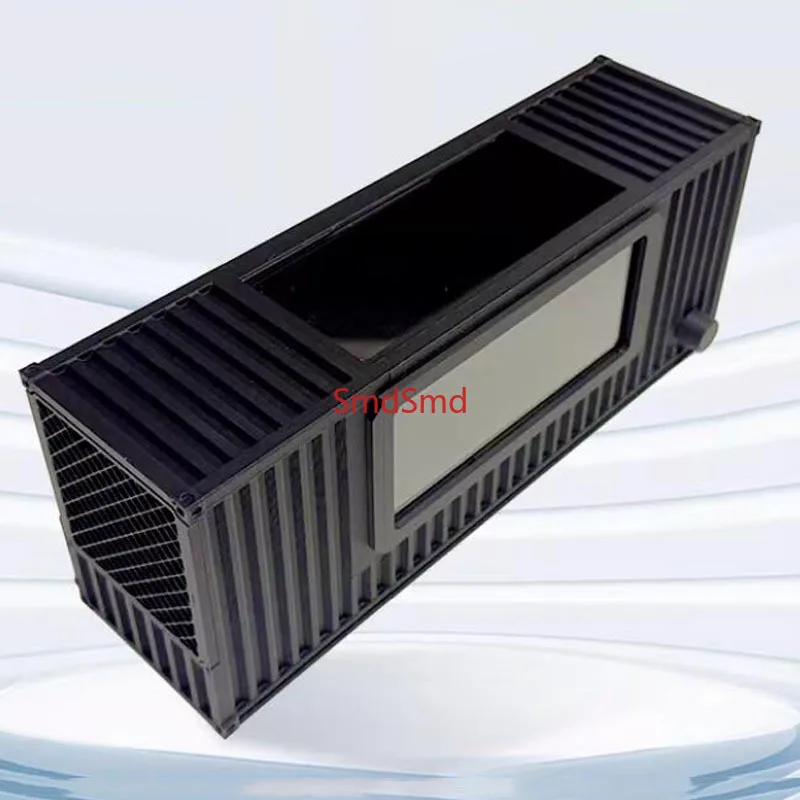 3D Printed Wind Tunnel Display Case for 1/64 1/43 Scale Model Car with Water Mist LED Lights Type-C Compatible