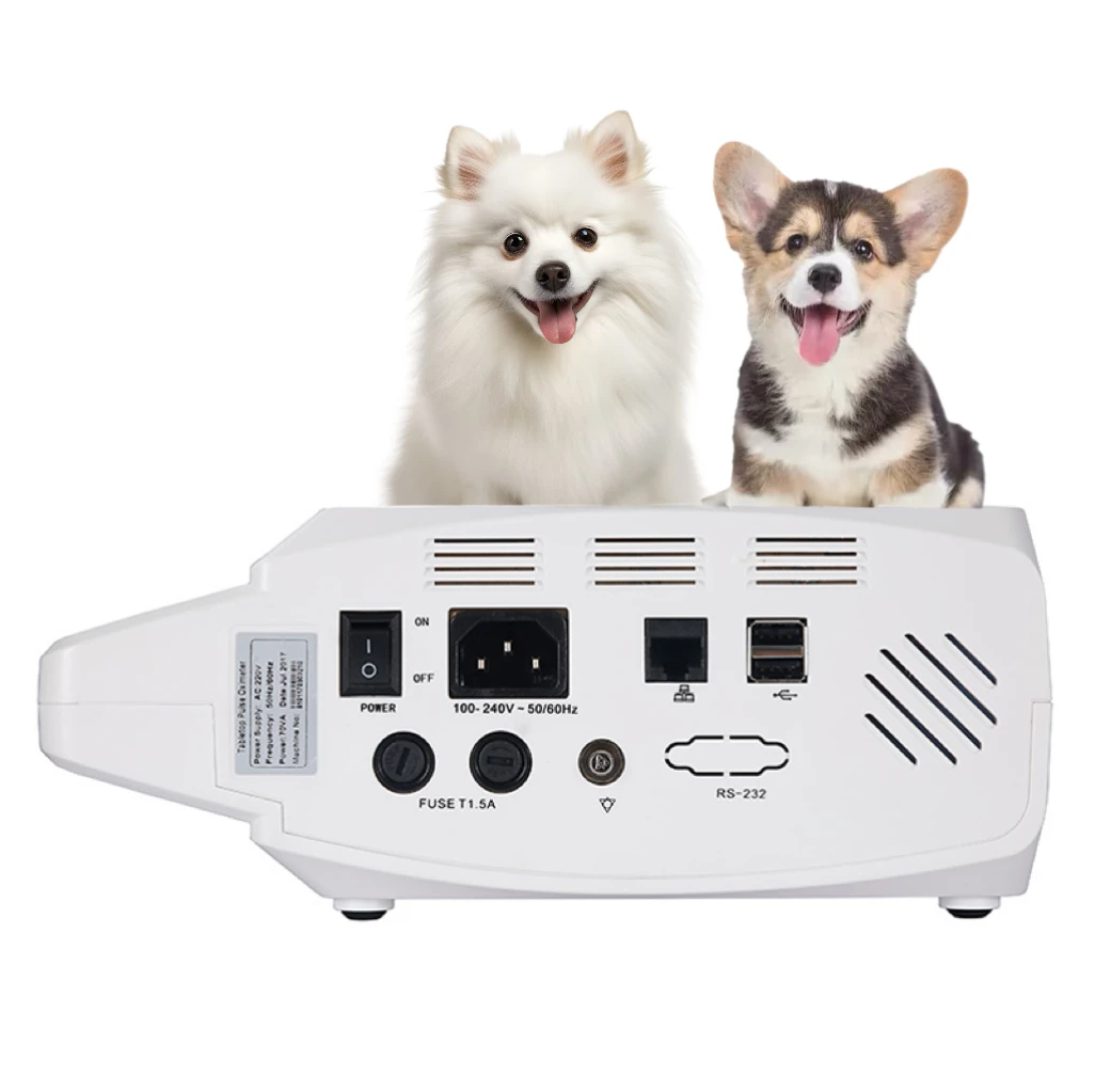 Portable Veterinary Multiparameter Monitor For Dogs And Cats With Built-In Battery-SPO2 NIBP PR Commercial & Home Use