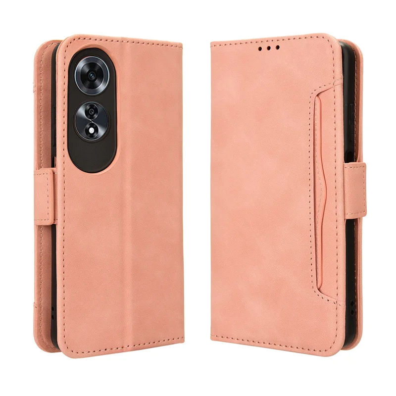 For OPPO A60 4G CPH2631 Leather Magnetic Wallet Closure Book Flip multi-card slot Holder Cover For OPPO A60 4G Phone Cases