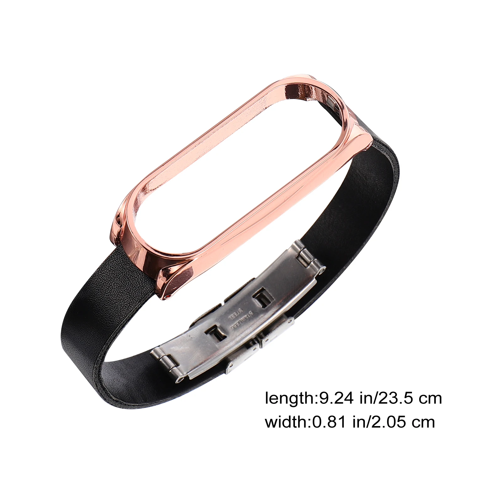 Double-click Snap Closure Butterfly Buckle Replacement for 5 5NFC Secure Fit Scratch Resistant Durable Watch Band