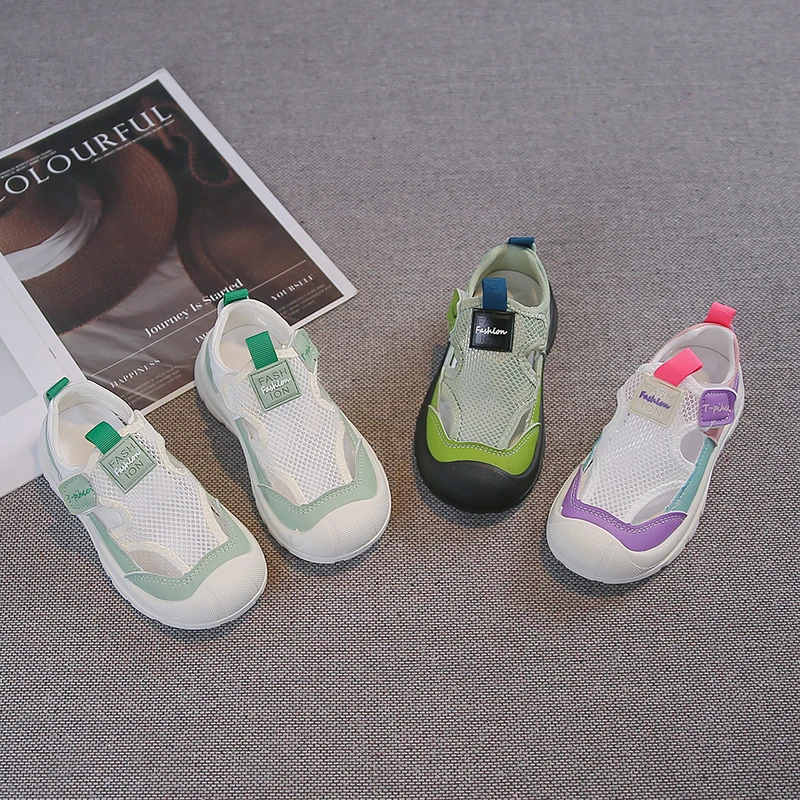 2026 new spring summer children's casual sandals, children's outdoor boys' and boys' non slip breathable casual shoes